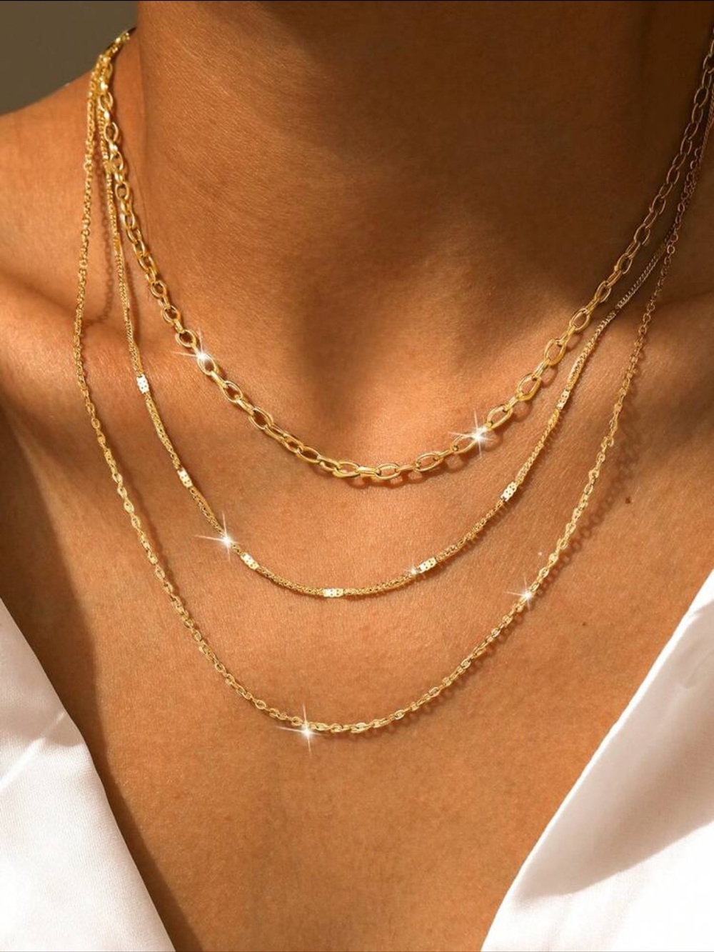 Gold necklace